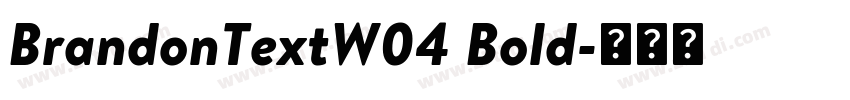 BrandonTextW04 Bold字体转换 BrandonTextW04 Bold字体转换